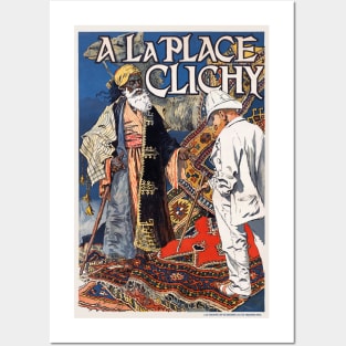 A la Place Clichy France Vintage Poster 1891 Posters and Art